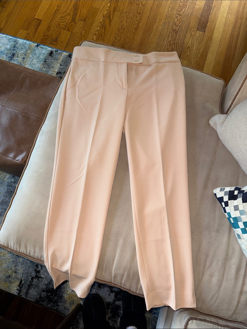 Talbots Blush Pink Straight-Leg Trousers